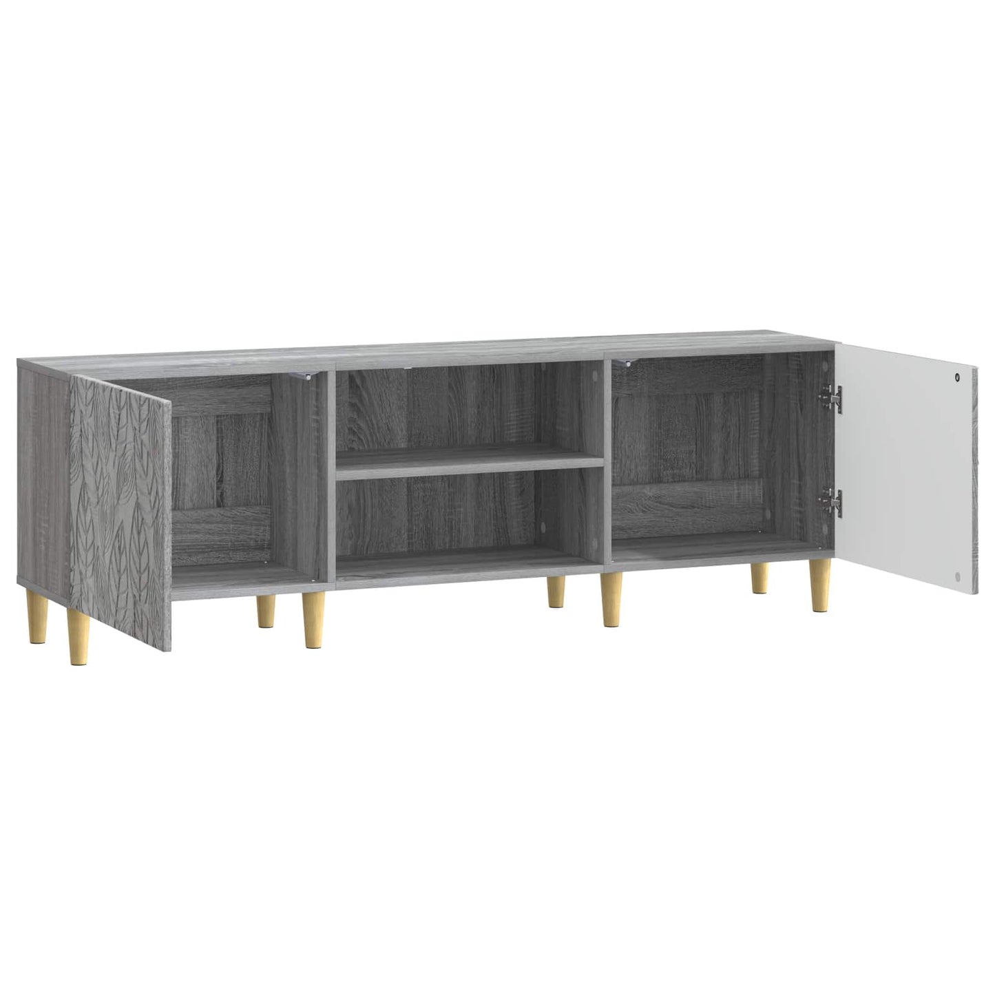 TV-skåp 150 x 31 x 50 cm Grå Sonoma Konstruerat trä