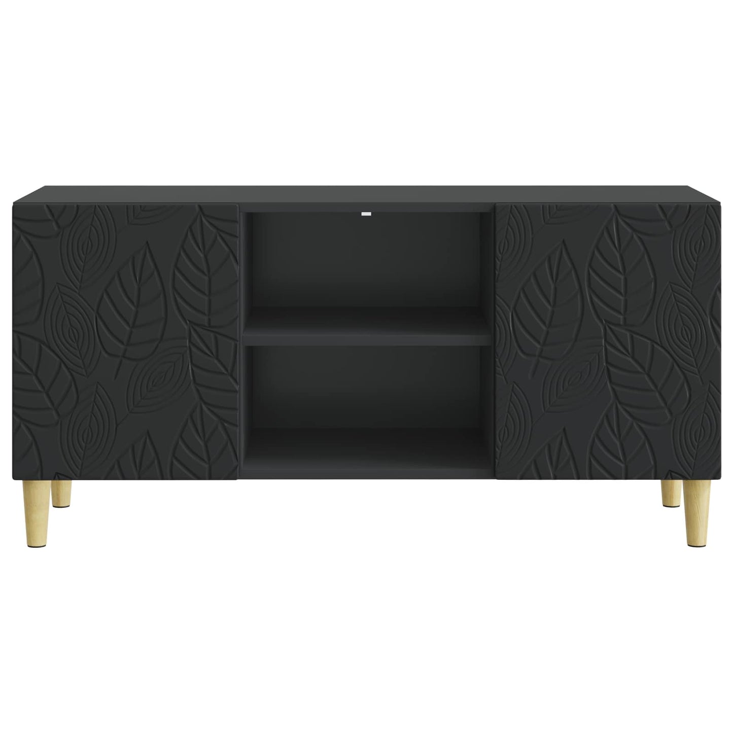 TV-skåp 102 x 34,5 x 50 cm Svart Konstruerat trä