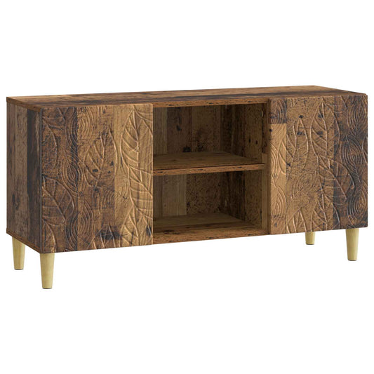 TV-skåp 102 x 34,5 x 50 cm Gammalt trä Konstruerat trä
