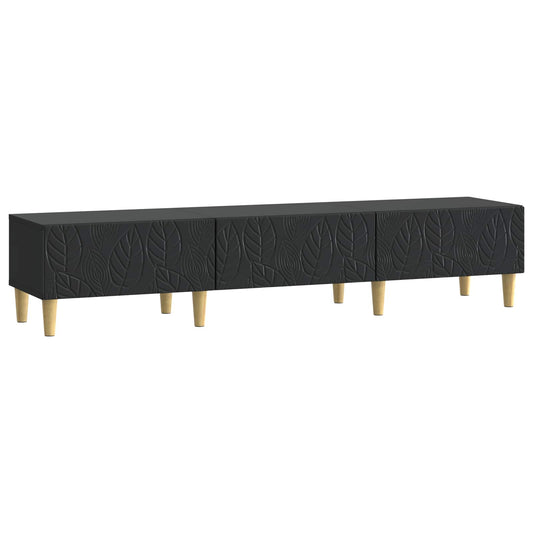 TV-skåp 147 x 34,5 x 30 cm Svart Konstruerat trä