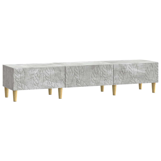 TV-skåp 147 x 34,5 x 30 cm Betonggrå Konstruerat trä