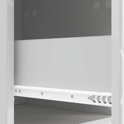TV-skåp 147 x 34,5 x 30 cm Vit högglans Konstruerat trä