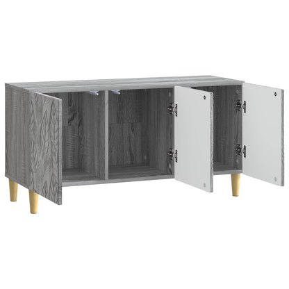 TV-skåp 99 x 34,5 x 50 cm Grå Sonoma Konstruerat trä