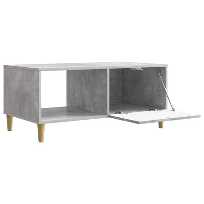 Kaffeebord Betonggrå 90 x 50 x 40 cm Konstruerat trä