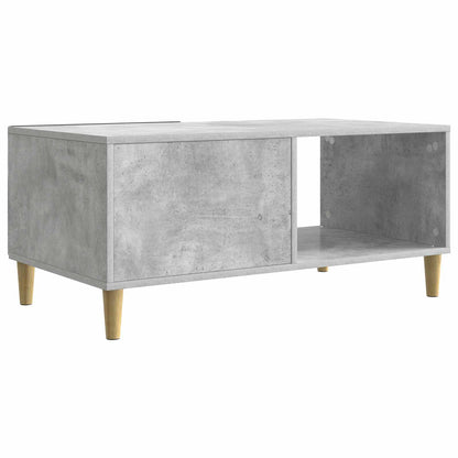 Kaffeebord Betonggrå 90 x 50 x 40 cm Konstruerat trä