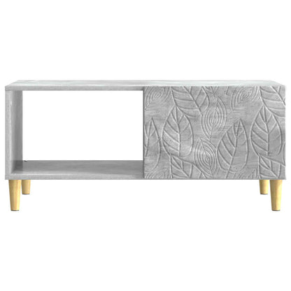 Kaffeebord Betonggrå 90 x 50 x 40 cm Konstruerat trä