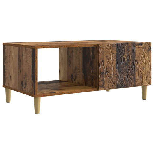 Kaffeebord Gammalt trä 90 x 50 x 40 cm Konstruerat trä