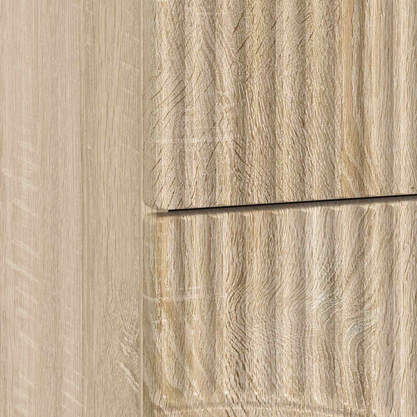 Nattduksbord med låda 2 pcs Sonoma-ek 43 x 34,5 x 44,5 cm
