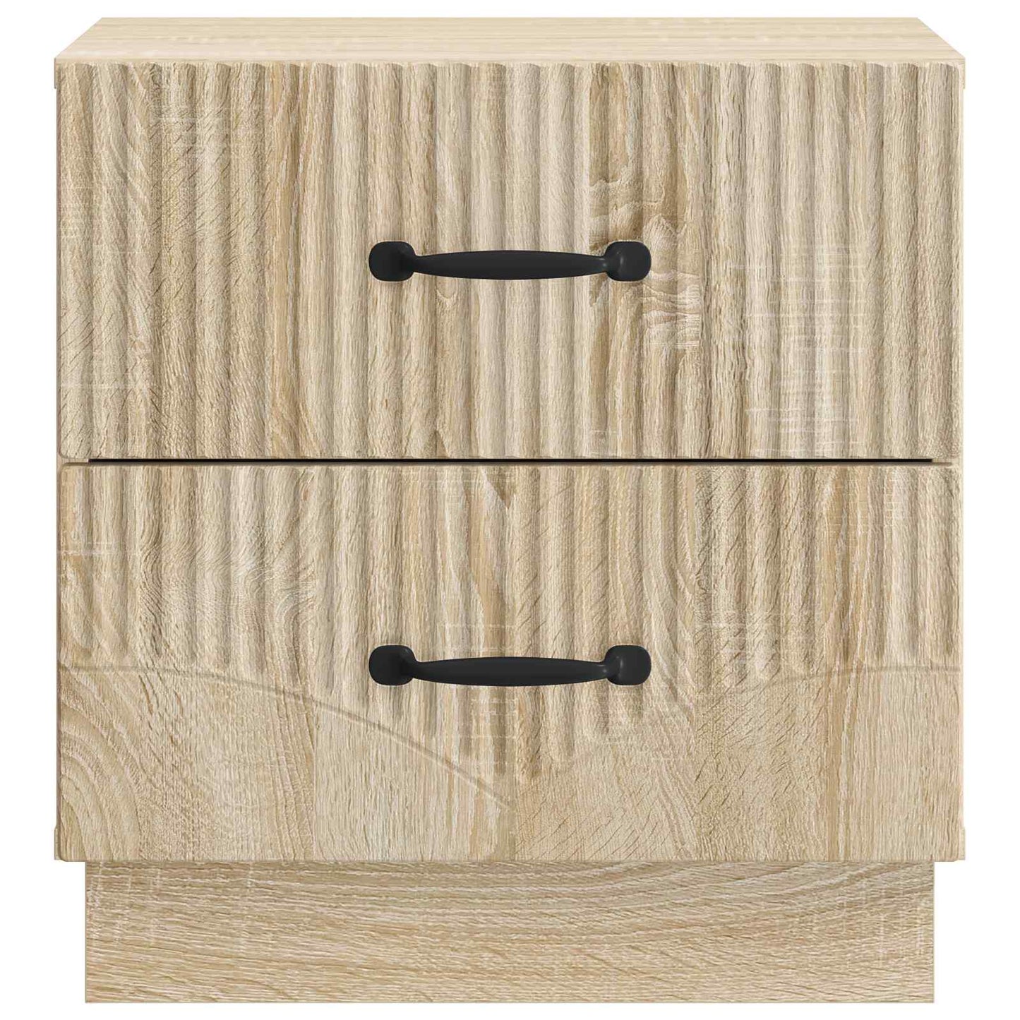 Nattduksbord med låda 2 pcs Sonoma-ek 43 x 34,5 x 44,5 cm