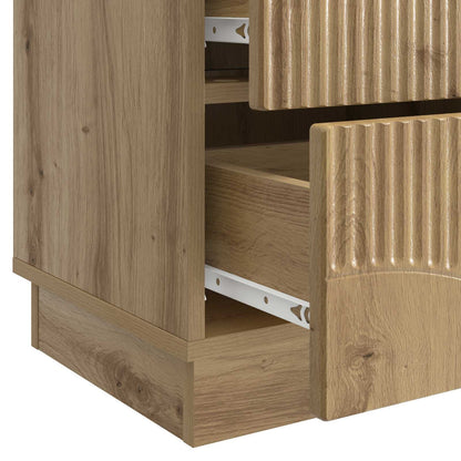 Nattduksbord med låda 2 pcs Artisan-ek 43 x 34,5 x 44,5 cm