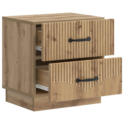 Nattduksbord med låda 2 pcs Artisan-ek 43 x 34,5 x 44,5 cm