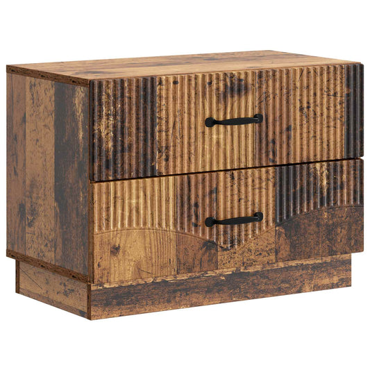 Nattduksbord Gammalt trä 62 x 34,5 x 44,5 cm Konstruerat trä