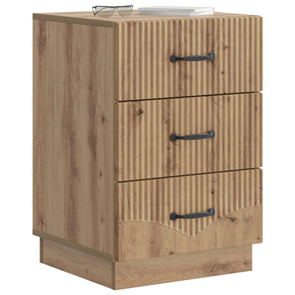 Nattduksbord Artisan-ek 43 x 41 x 63,5 cm Konstruerat trä
