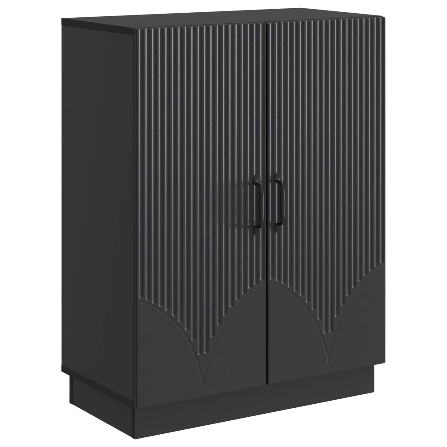 Sideboard Svart 66 x 34,5 x 87 cm Konstruerat trä