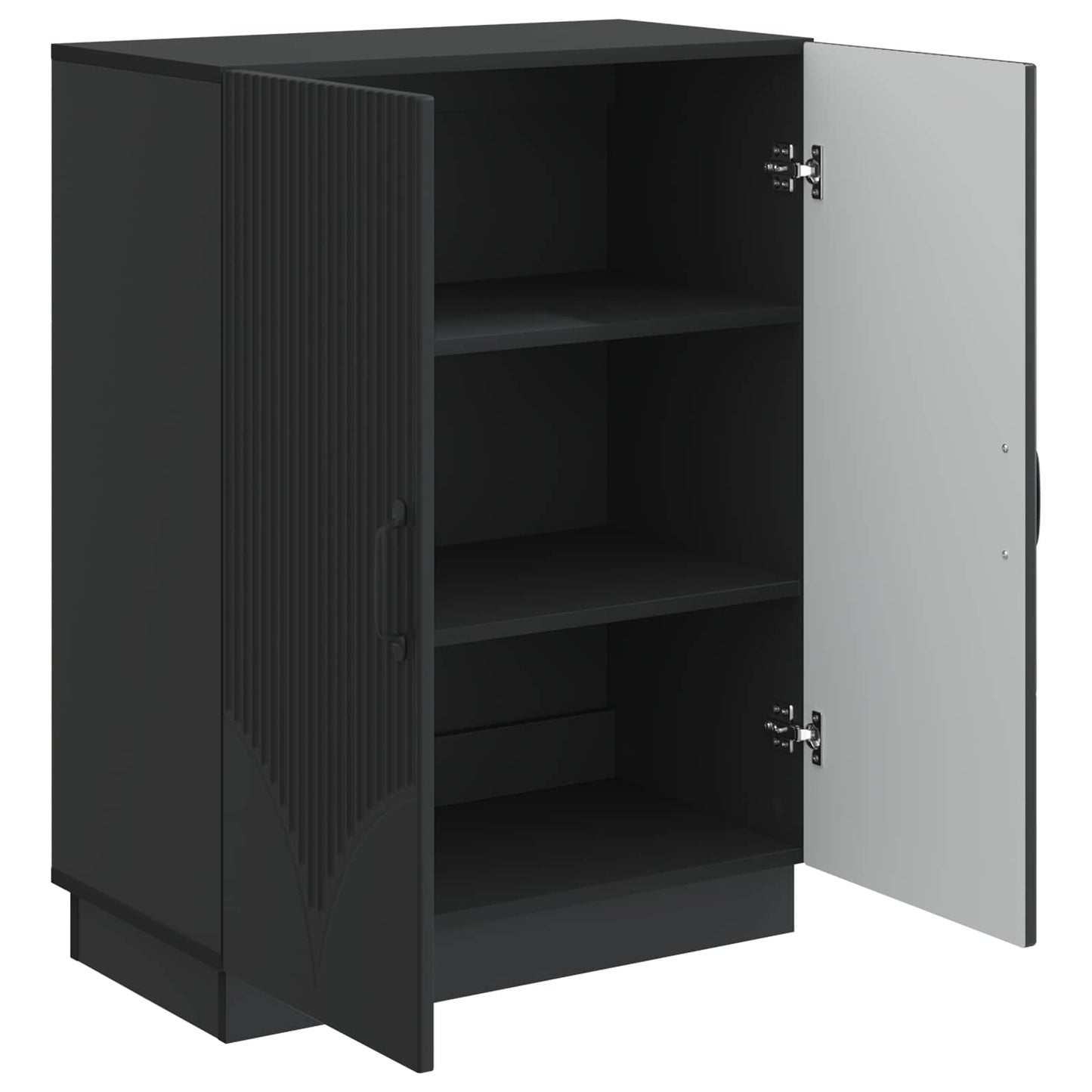 Sideboard Svart 66 x 34,5 x 87 cm Konstruerat trä