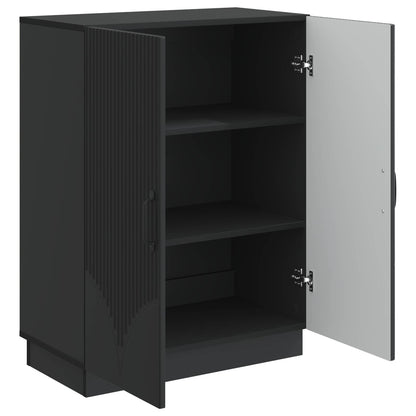 Sideboard Svart 66 x 34,5 x 87 cm Konstruerat trä