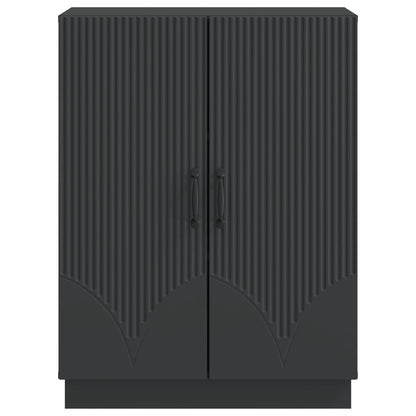 Sideboard Svart 66 x 34,5 x 87 cm Konstruerat trä