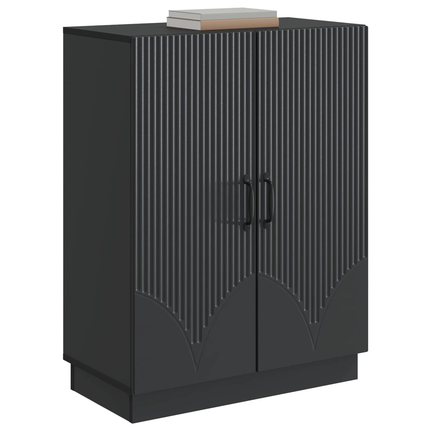 Sideboard Svart 66 x 34,5 x 87 cm Konstruerat trä
