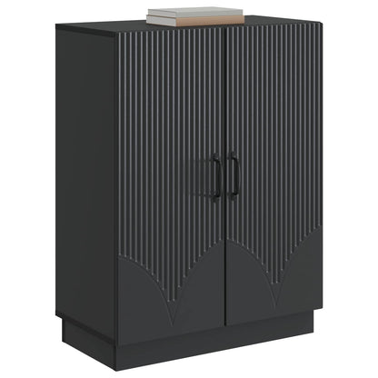 Sideboard Svart 66 x 34,5 x 87 cm Konstruerat trä