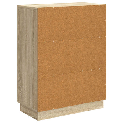 Sideboard Sonoma-ek 66 x 34,5 x 87 cm Konstruerat trä