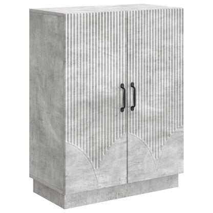 Sideboard Betonggrå 66 x 34,5 x 87 cm Konstruerat trä