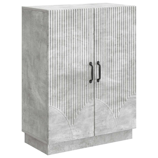 Sideboard Betonggrå 66 x 34,5 x 87 cm Konstruerat trä