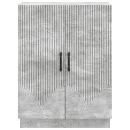 Sideboard Betonggrå 66 x 34,5 x 87 cm Konstruerat trä