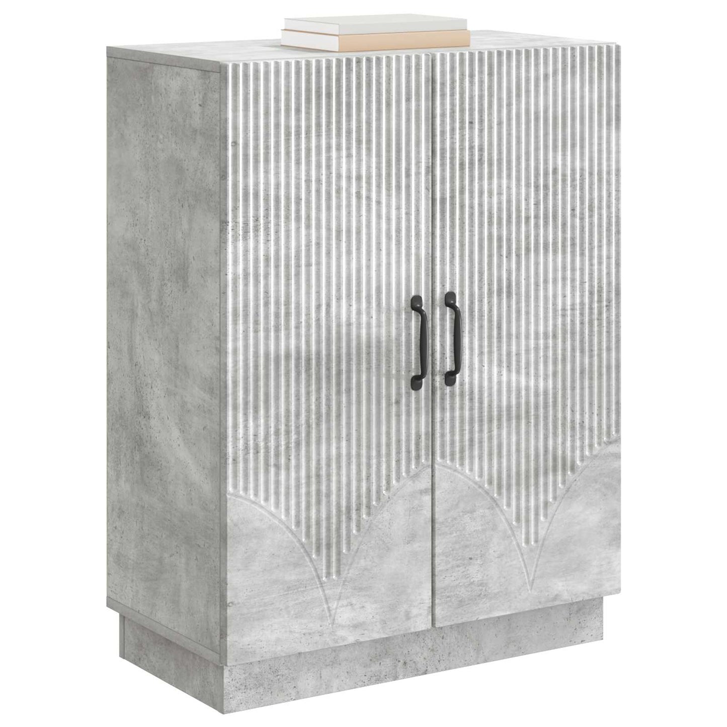 Sideboard Betonggrå 66 x 34,5 x 87 cm Konstruerat trä