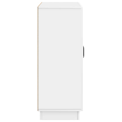 Sideboard Vit högglans 66 x 34,5 x 87 cm Konstruerat trä