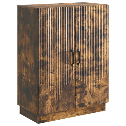 Sideboard Rökt ek 66 x 34,5 x 87 cm Konstruerat trä