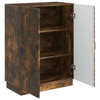 Sideboard Rökt ek 66 x 34,5 x 87 cm Konstruerat trä