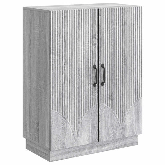 Sideboard Grå sonoma-ek 66 x 34,5 x 87 cm Konstruerat trä
