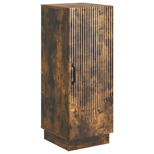 Sideboard Rökt ek 33 x 34,5 x 87 cm Konstruerat trä