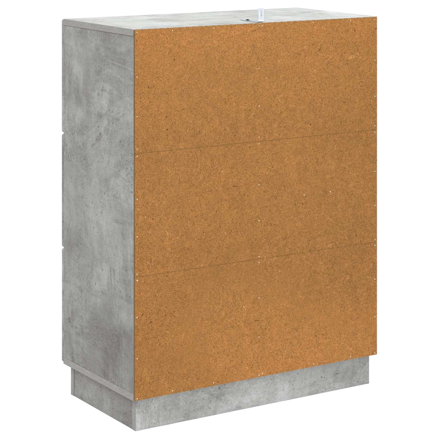 Sideboard med låda Betonggrå 66 x 34,5 x 87 cm Konstruerat trä