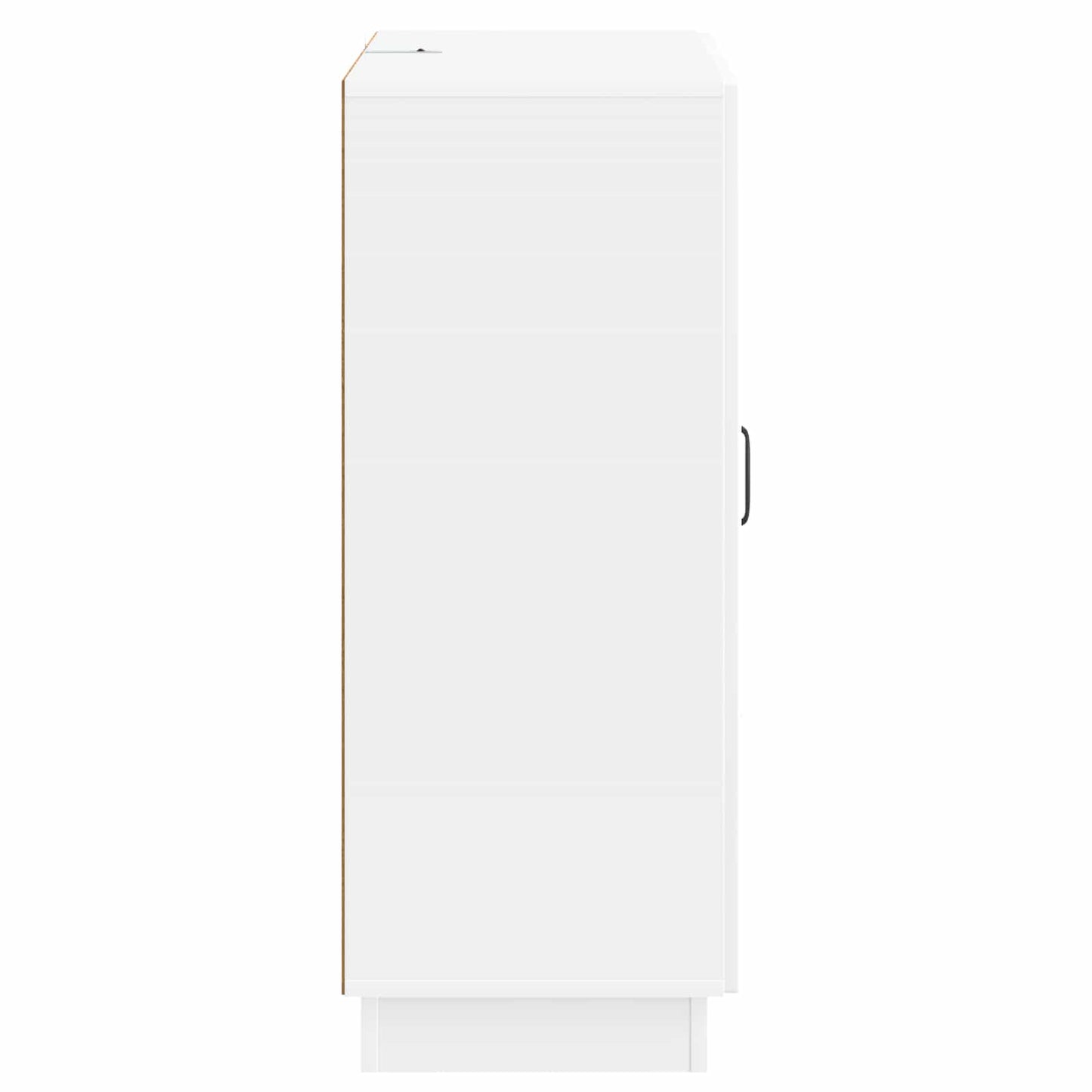 Sideboard Vit högglans 66 x 34,5 x 87 cm Konstruerat trä