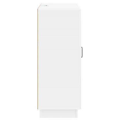 Sideboard Vit högglans 66 x 34,5 x 87 cm Konstruerat trä
