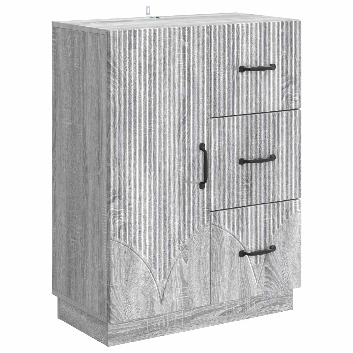Sideboard Grå sonoma-ek 66 x 34,5 x 87 cm Konstruerat trä