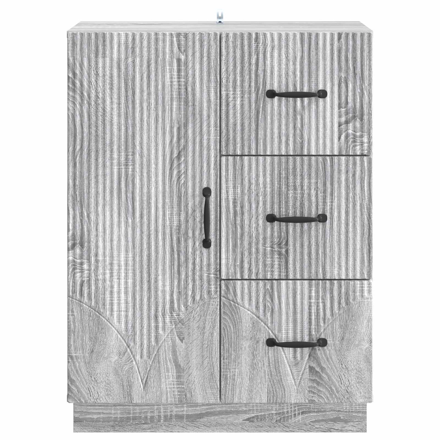 Sideboard Grå sonoma-ek 66 x 34,5 x 87 cm Konstruerat trä