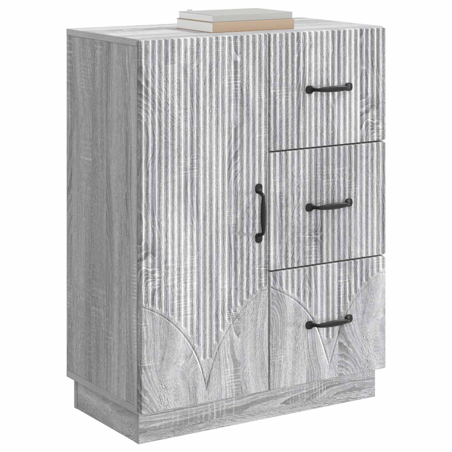 Sideboard Grå sonoma-ek 66 x 34,5 x 87 cm Konstruerat trä
