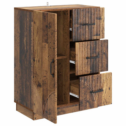 Sideboard Gammalt trä 66 x 34,5 x 87 cm Konstruerat trä
