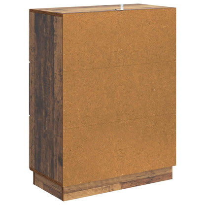Sideboard Gammalt trä 66 x 34,5 x 87 cm Konstruerat trä