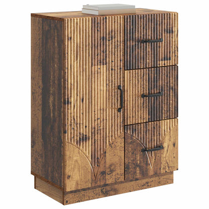 Sideboard Gammalt trä 66 x 34,5 x 87 cm Konstruerat trä