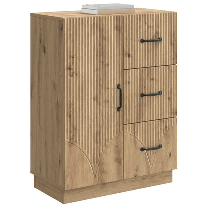 Sideboard med låda Artisan-ek 66 x 34,5 x 87 cm Konstruerat trä