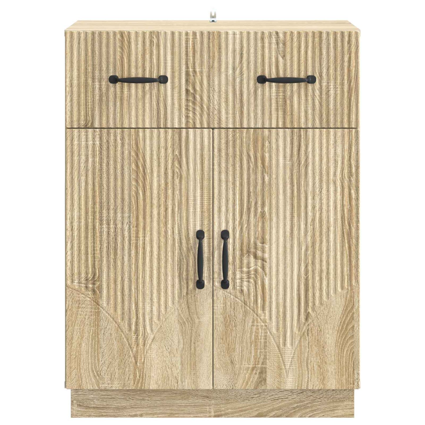 Sideboard med låda Sonoma-ek 66 x 34,5 x 87 cm Konstruerat trä