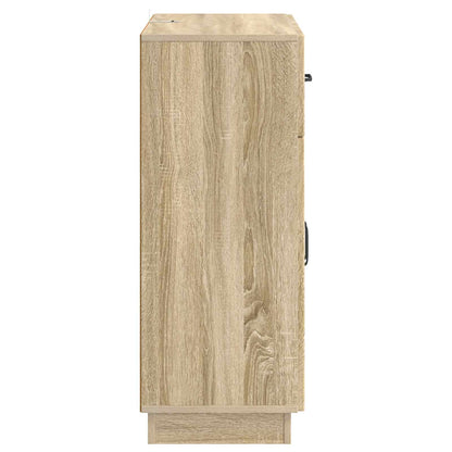 Sideboard med låda Sonoma-ek 66 x 34,5 x 87 cm Konstruerat trä