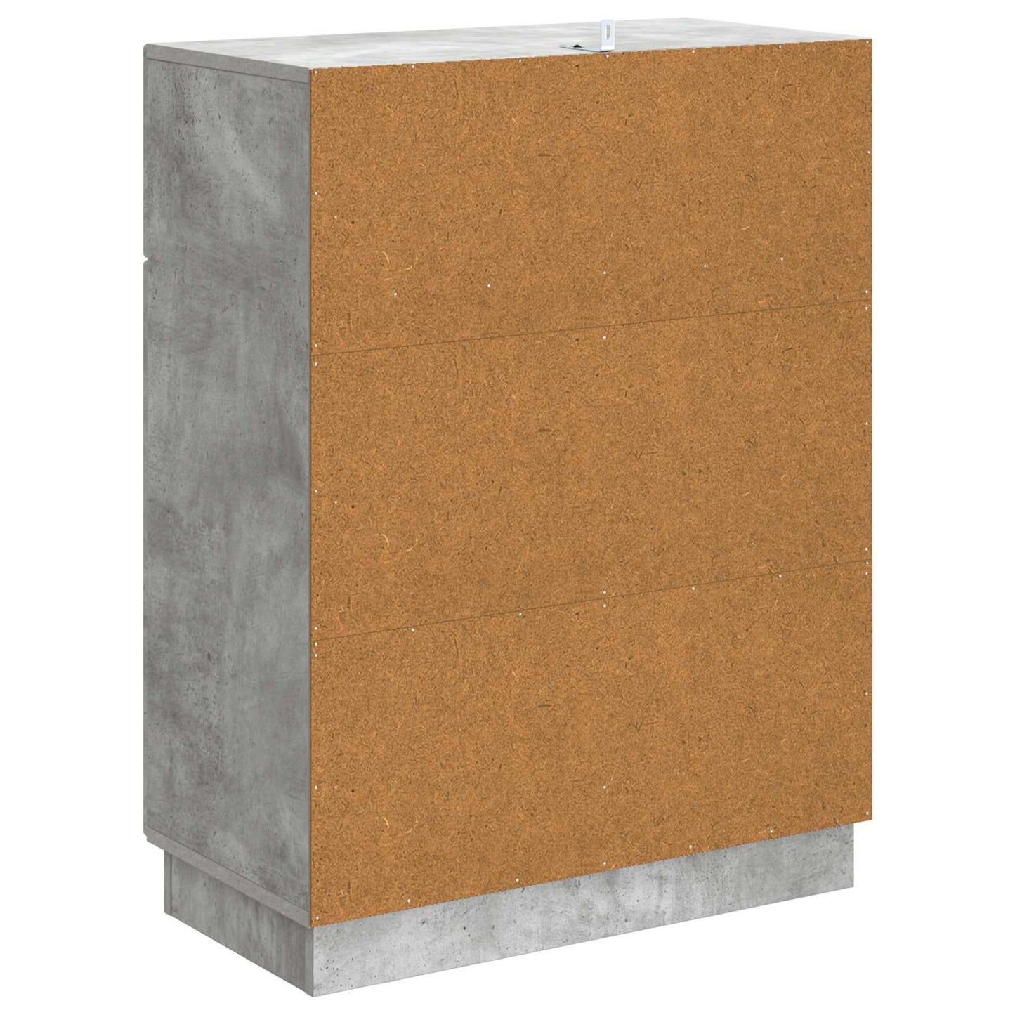 Sideboard med låda Betonggrå 66 x 34,5 x 87 cm Konstruerat trä