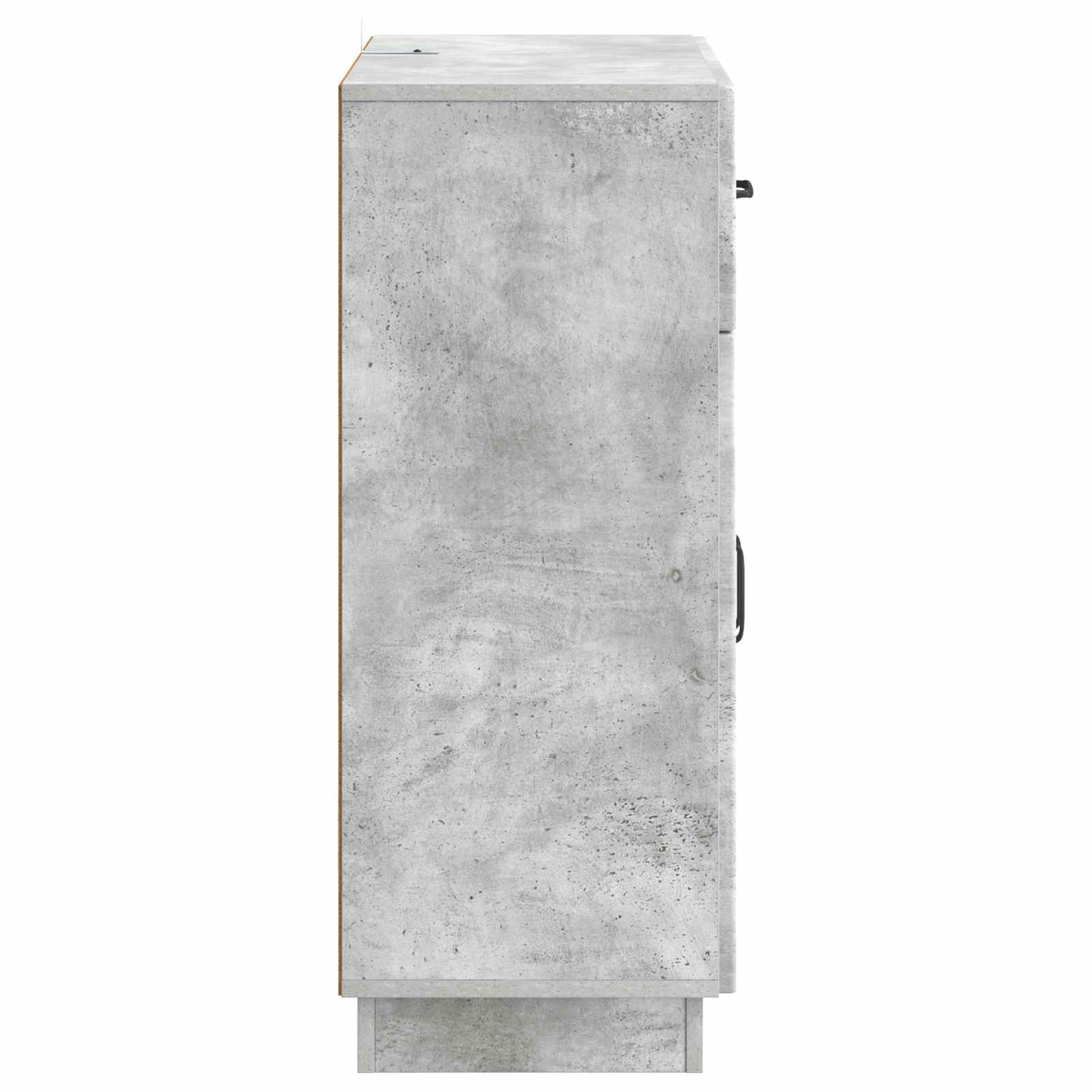 Sideboard med låda Betonggrå 66 x 34,5 x 87 cm Konstruerat trä