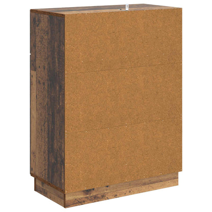 Sideboard Gammalt trä 66 x 34,5 x 87 cm Konstruerat trä