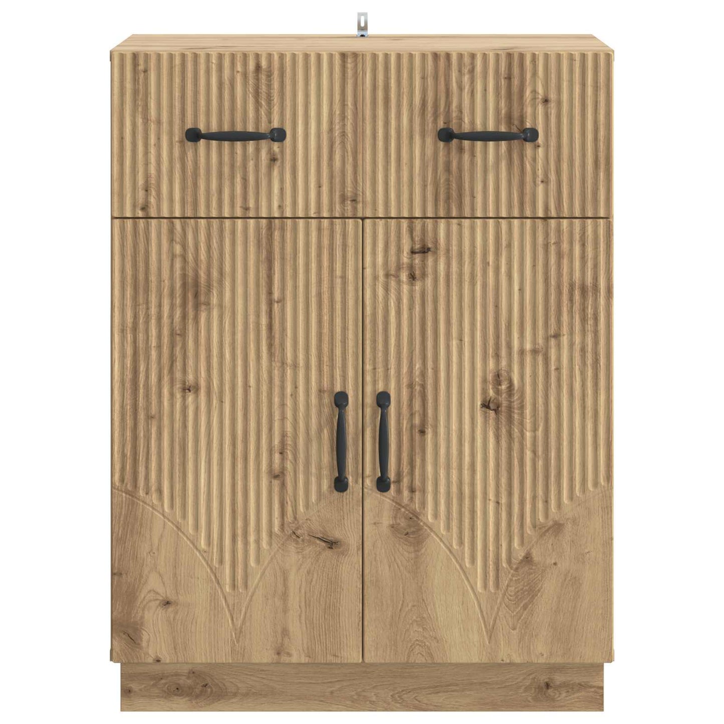 Sideboard med låda Artisan-ek 66 x 34,5 x 87 cm Konstruerat trä