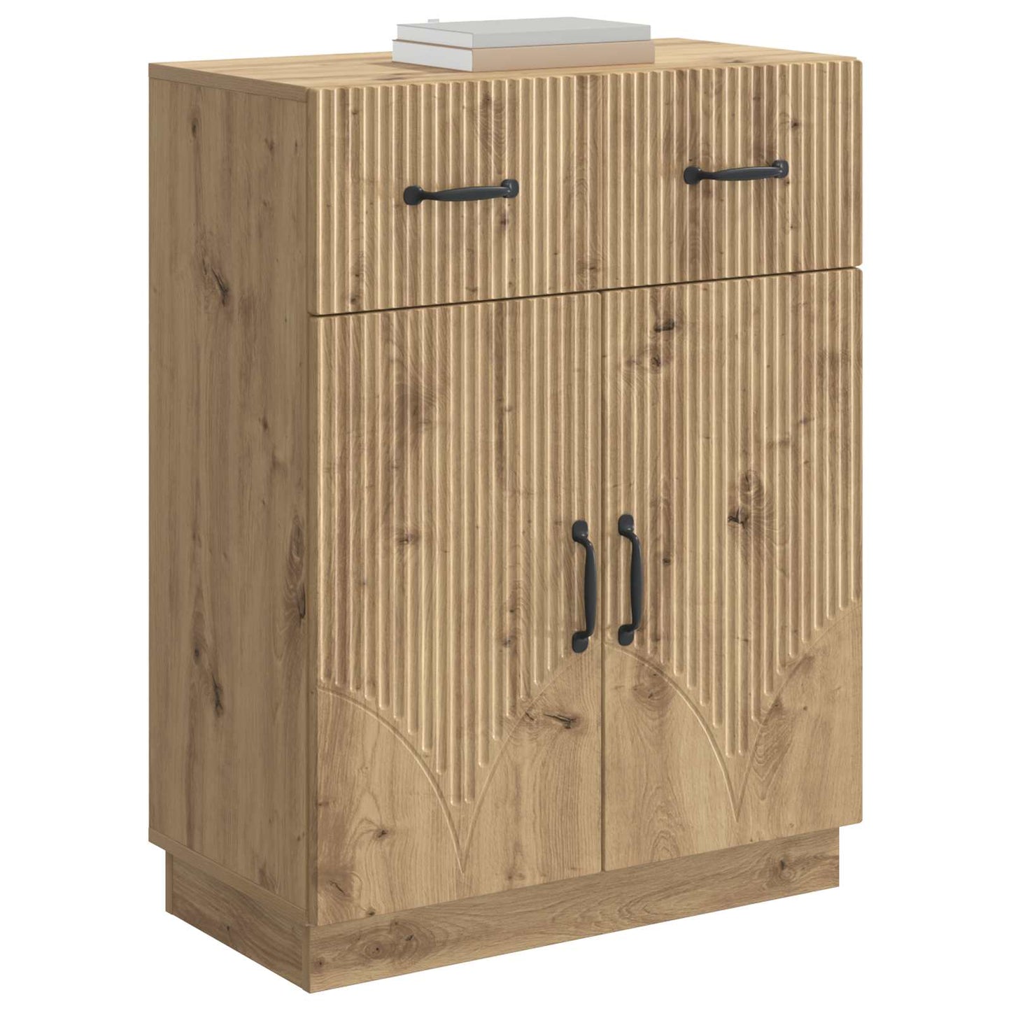 Sideboard med låda Artisan-ek 66 x 34,5 x 87 cm Konstruerat trä